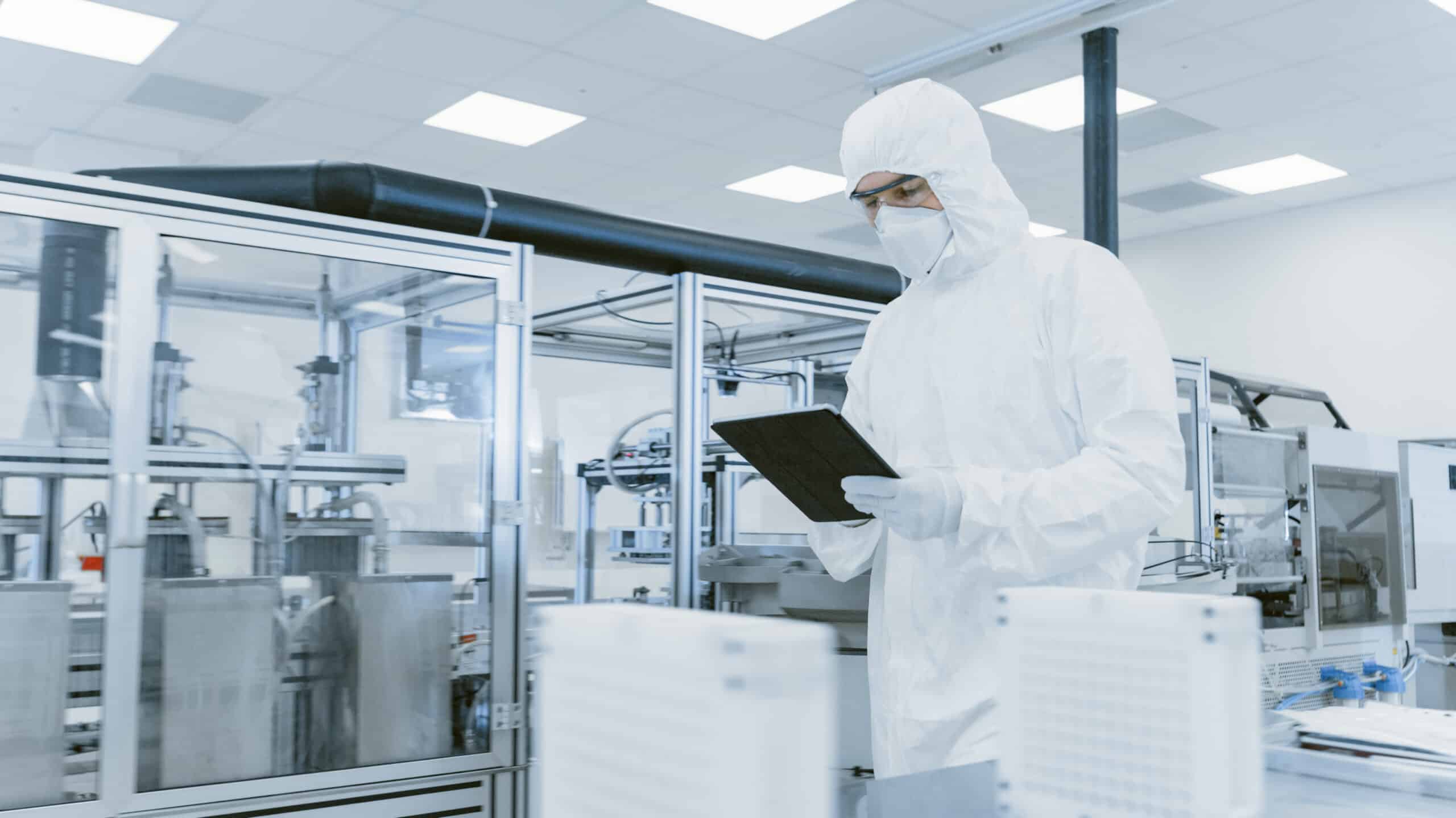Digital procedures at pharmacy manufacturing facility